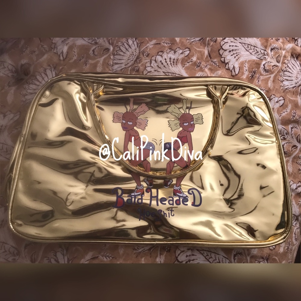Gold Weekender Bag